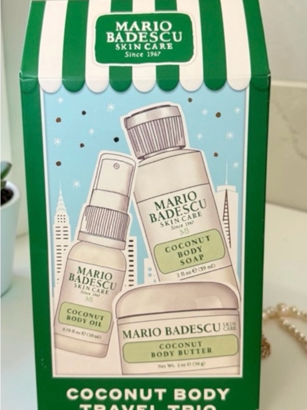 Mario Badescu Coconut Body Travel Trio